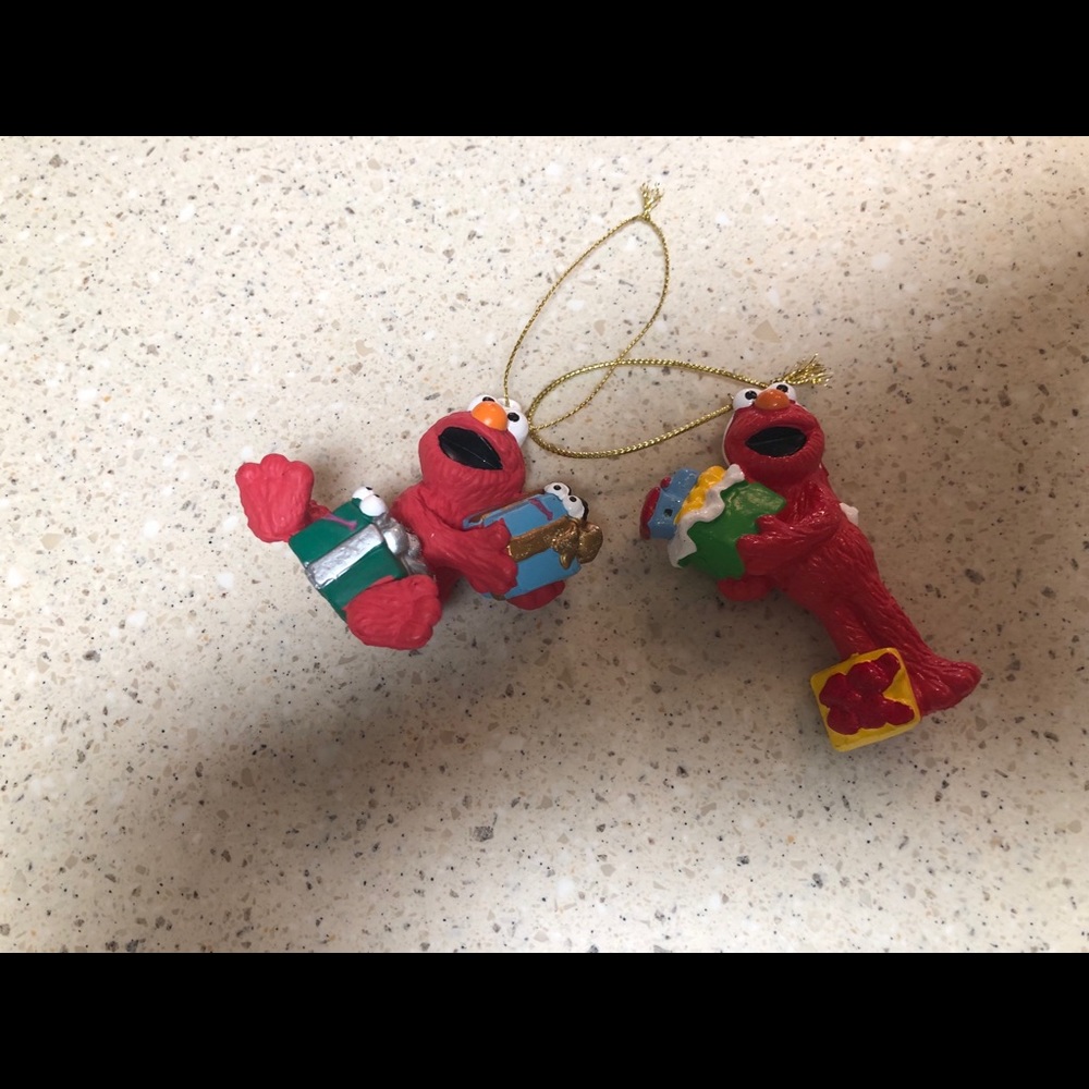 Kids Elmo Christmas ornaments